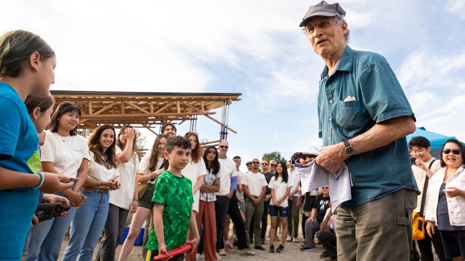Steve Badanes teaching children