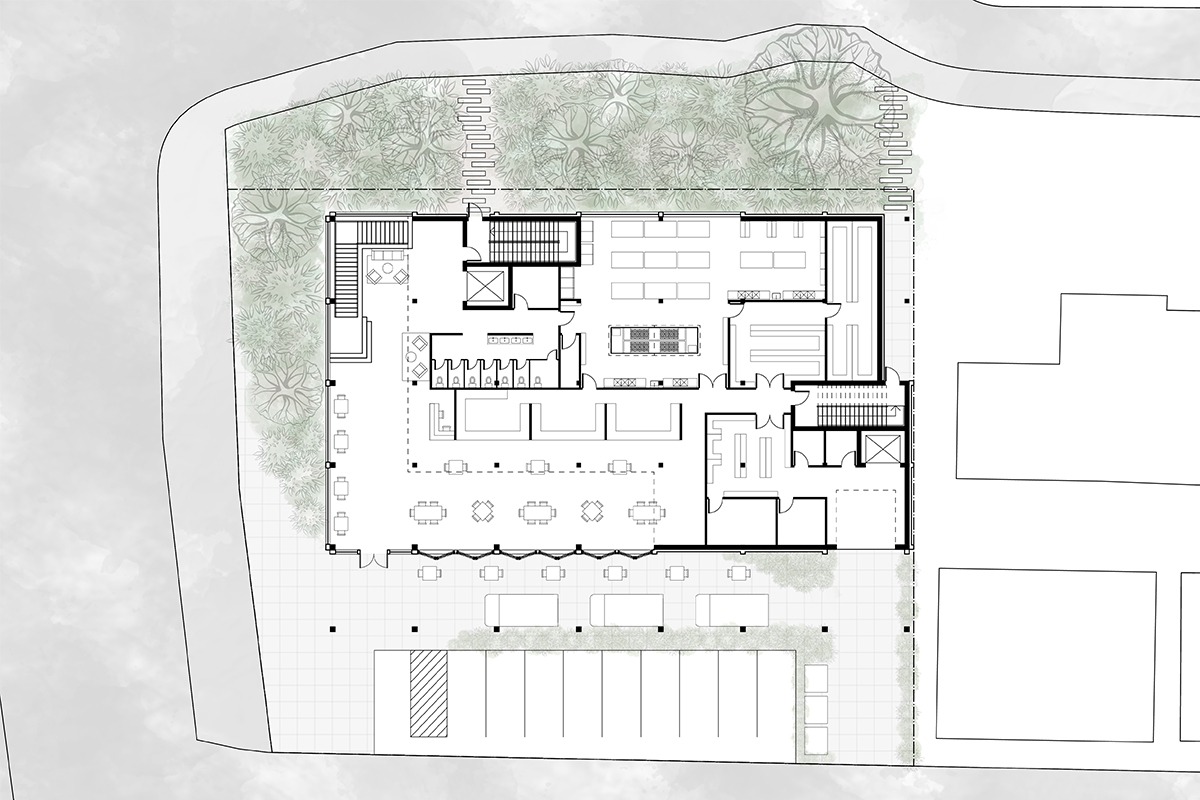 BLOCK105 - Ground Floor Plan