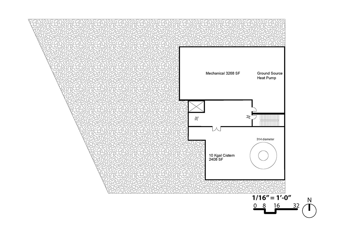 COMMISSARY KITCHEN - Basement Plan