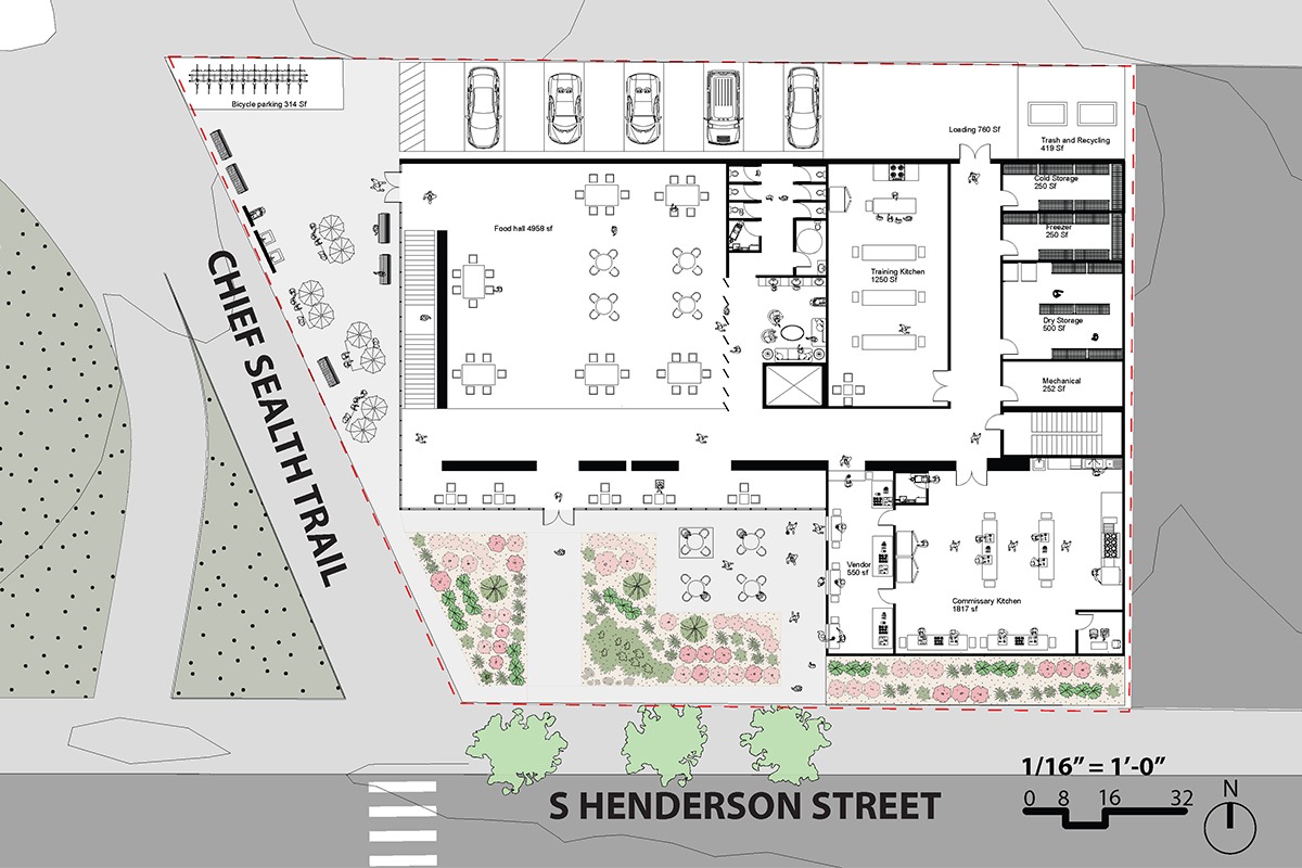 COMMISSARY KITCHEN -First Floor Plan
