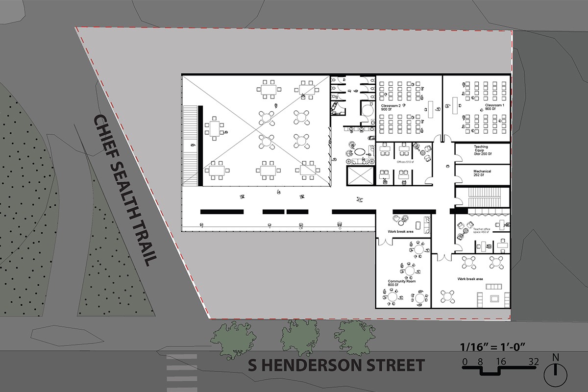 COMMISSARY KITCHEN -Second Floor Plan