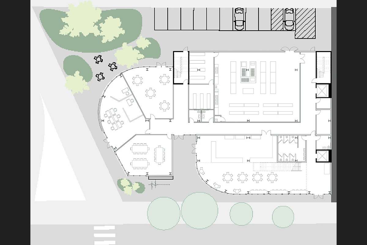 HABITAT KITCHEN - Plan Ground