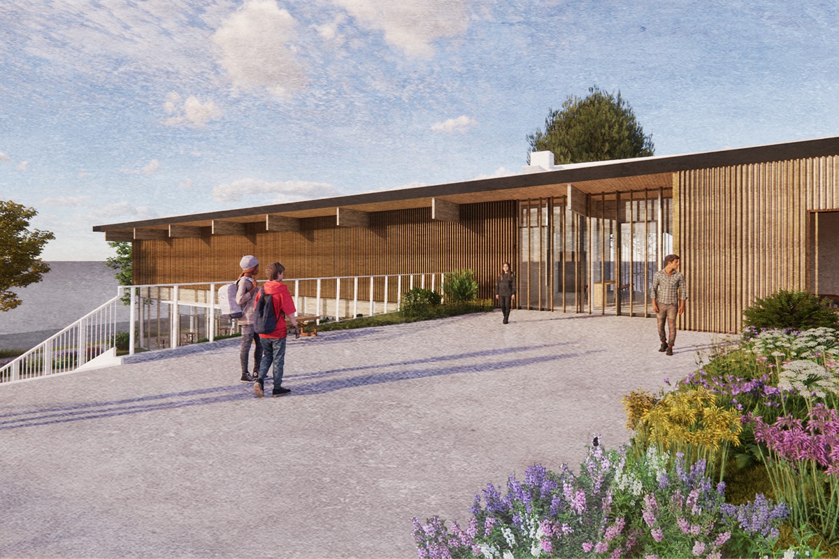 RAINER BEACH CULINARY CENTER - Roof Garden Render
