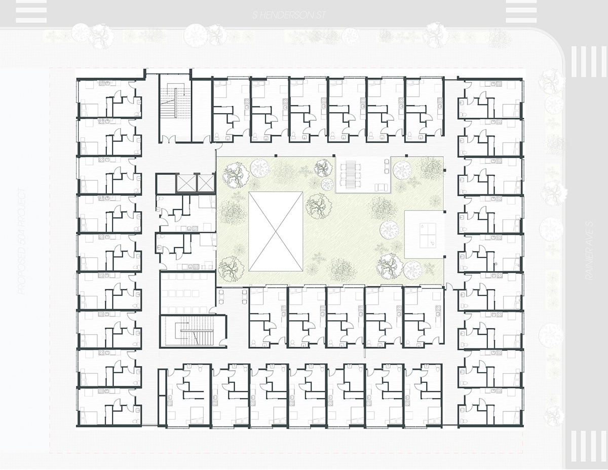 MID-LEVEL FLOOR PLAN