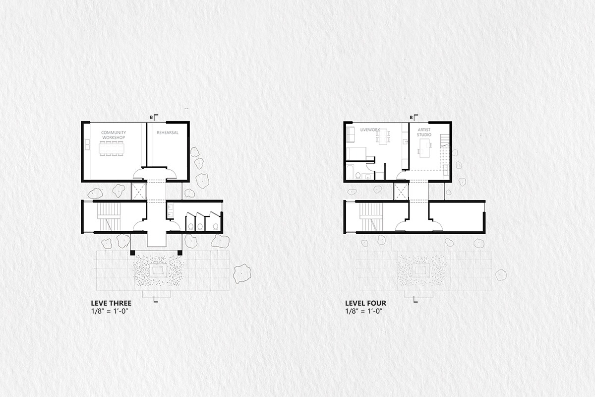 Floor Plans - Levels 3 & 4