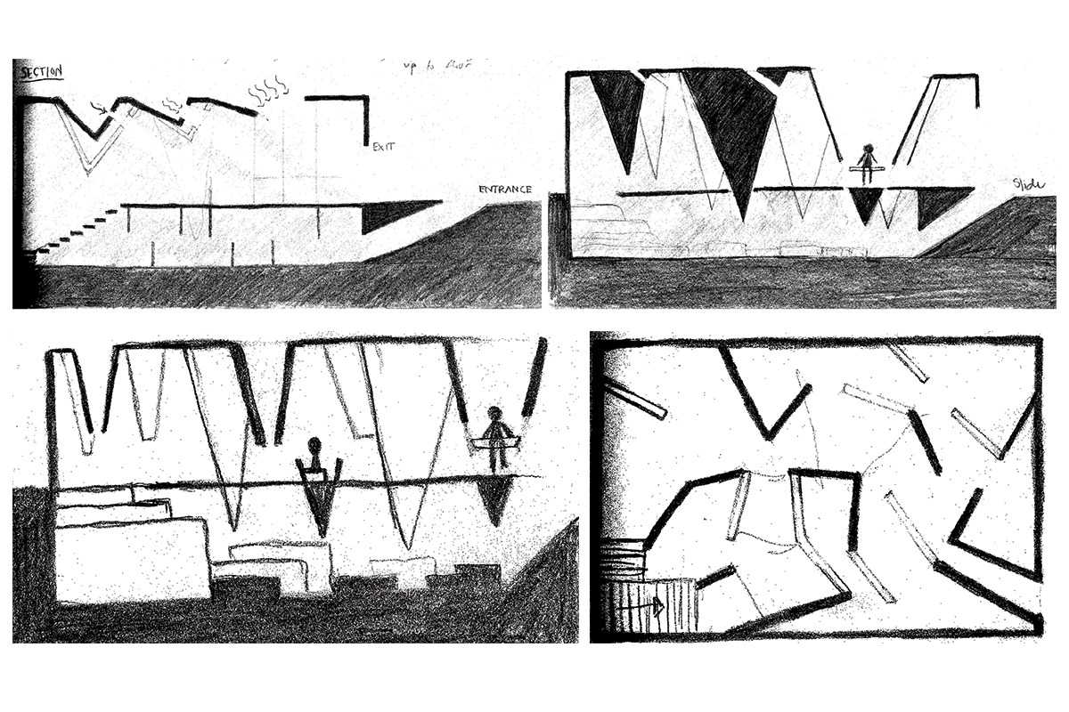 Sketched Floor Plan & Sections