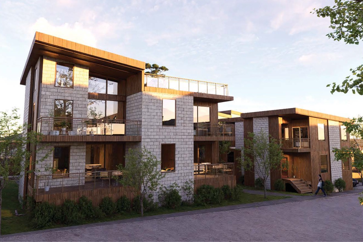 Between Home and Community Front Facade