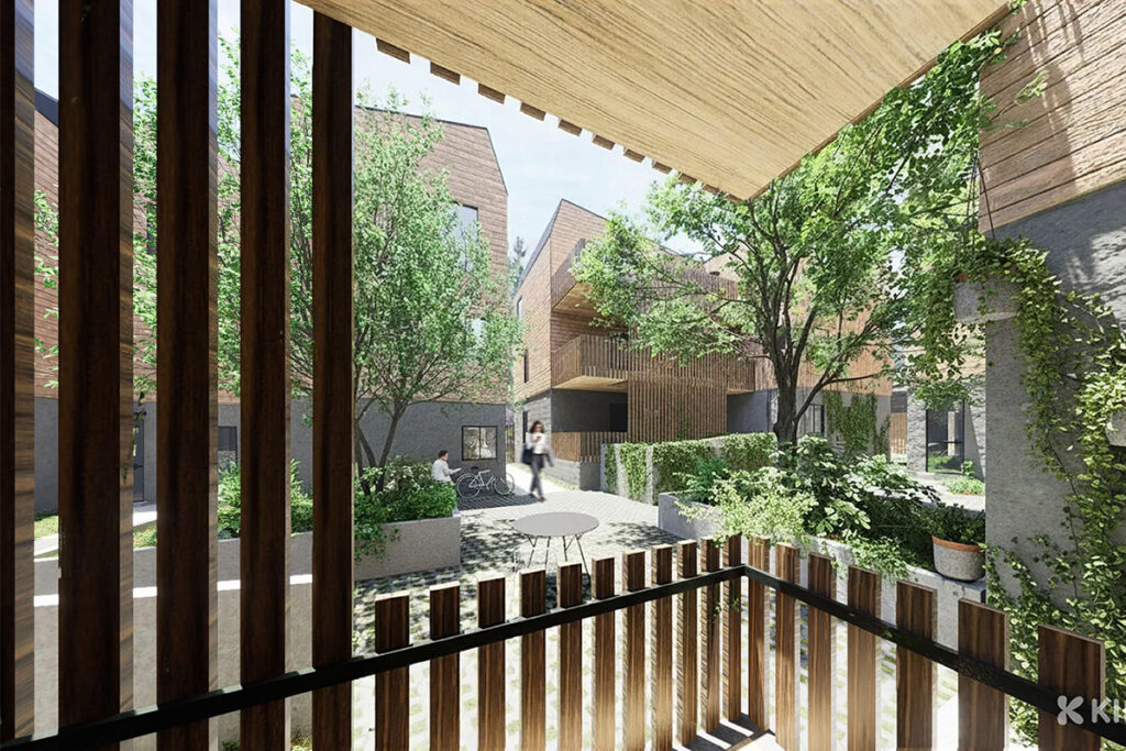 GREENRIDGE HOUSING - Interior Courtyard