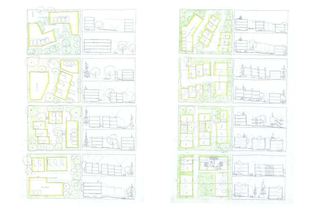 GREENRIDGE HOUSING - Process Drawings