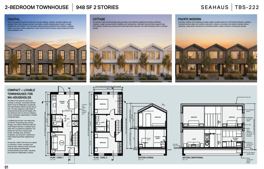 Seahaus renderings and sections