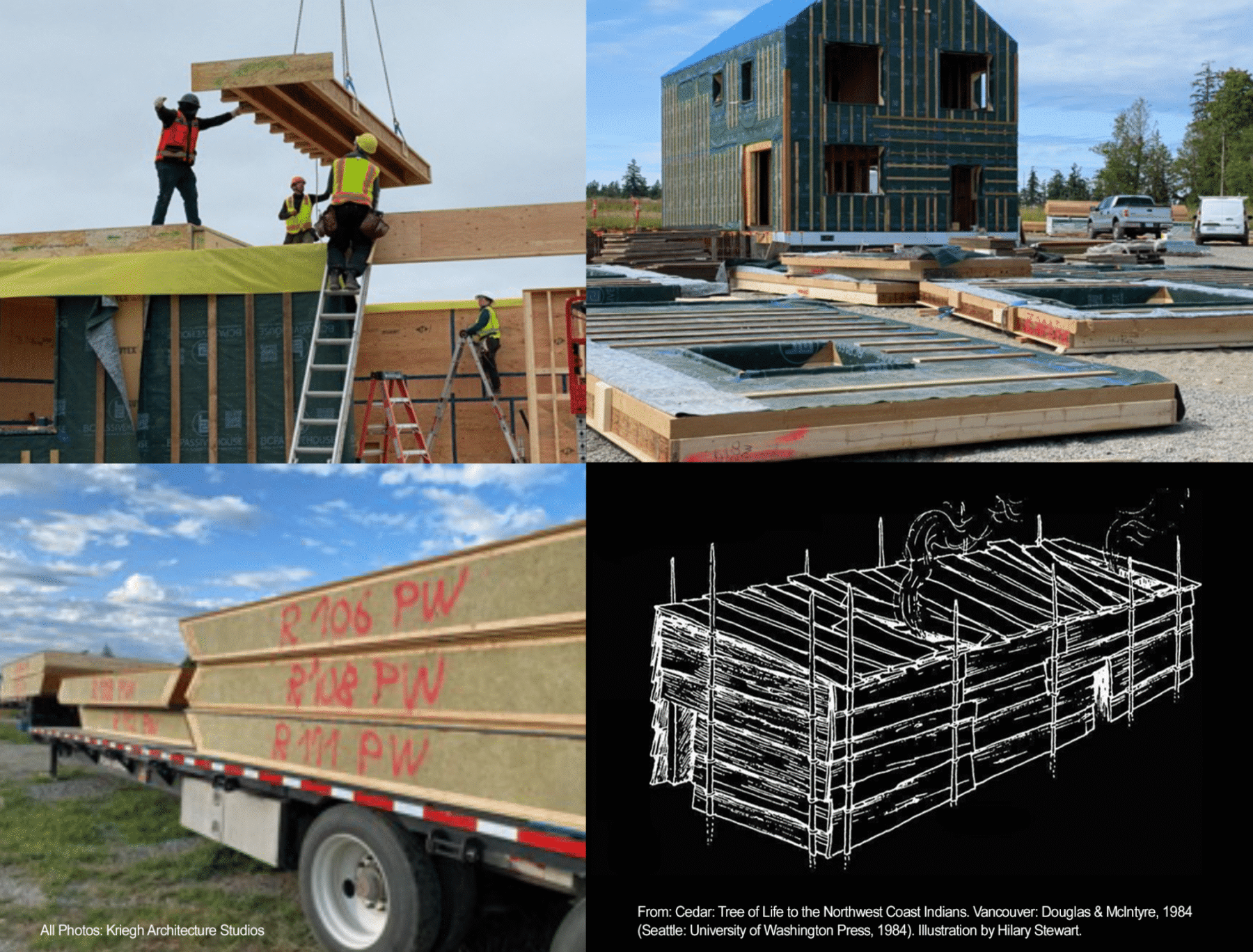 Featured image for Moving House, a 2026 Housing Education Prize-winning project by Corser and Kriegh at the University of Washington, showing timber frame construction with project title overlay.