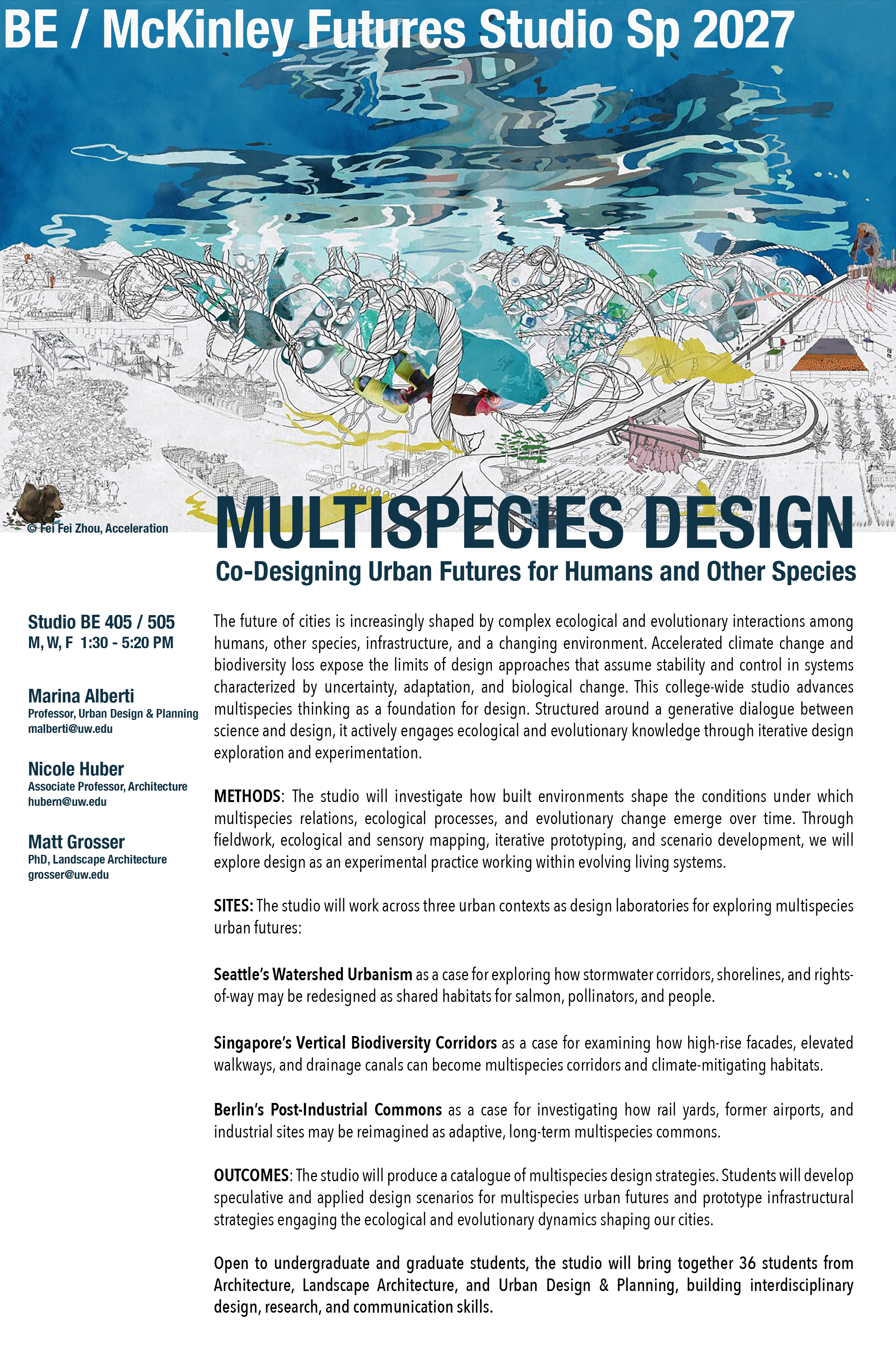 Multispecies Design studio flyer