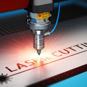 laser cutter on wood